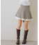 【2026SS】ハイウエスト裾チラリミニスカート
