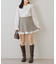 【2026SS】ハイウエスト裾チラリミニスカート