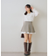【2026SS】ハイウエスト裾チラリミニスカート