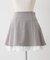 【2026SS】ハイウエスト裾チラリミニスカート