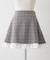 【2026SS】ハイウエスト裾チラリミニスカート