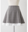【2026SS】ハイウエスト裾チラリミニスカート