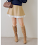 【2026SS】ハイウエスト裾チラリミニスカート
