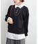 【nane/WEB限定】《一枚でこなれ感》シャツドッキングニット