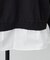 【nane/WEB限定】《一枚でこなれ感》シャツドッキングニット