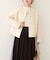 【natural couture】ハート釦ほっこり素材コートジャケット