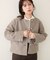 【natural couture】ハート釦ほっこり素材コートジャケット