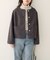 【natural couture】ハート釦ほっこり素材コートジャケット