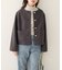 【natural couture】ハート釦ほっこり素材コートジャケット