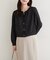 【natural couture】タックヘム羽織ブラウス