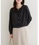 【natural couture】タックヘム羽織ブラウス