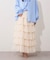 【2026SS】シフォンプリーツティアードスカート