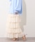 【2026SS】シフォンプリーツティアードスカート