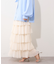 【2026SS】シフォンプリーツティアードスカート