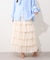 【2026SS】シフォンプリーツティアードスカート