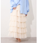 【2026SS】シフォンプリーツティアードスカート