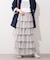 【2026SS】シフォンプリーツティアードスカート