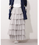 【2026SS】シフォンプリーツティアードスカート