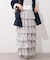 【2026SS】シフォンプリーツティアードスカート