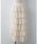 【2026SS】シフォンプリーツティアードスカート