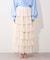 【2026SS】シフォンプリーツティアードスカート