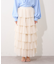 【2026SS】シフォンプリーツティアードスカート