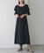 【natural couture】キャンディスリーブパイピングワンピース