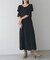 【natural couture】キャンディスリーブパイピングワンピース