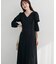 【natural couture】キャンディスリーブパイピングワンピース
