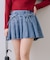 【SETUP】レースUPミニプリーツスカート