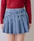 【SETUP】レースUPミニプリーツスカート