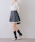 【continuer】【SETUP】裾レースミニスカート