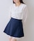 【continuer】【SETUP】裾レースミニスカート