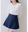 【continuer】【SETUP】裾レースミニスカート