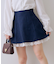 【continuer】【SETUP】裾レースミニスカート