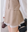 【continuer】【SETUP】裾レースミニスカート