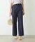 【natural couture】綿麻ハイウエストパンツ