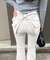 【後ろ姿まで可愛い】バックリボンデニムフレアパンツ