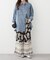 【nane】エスニック柄イージーパンツ