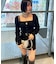【Mavie..7】インナーSETデザインボレロトップス