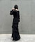 【Mavie..7】【3サイズ展開】タックデザインロングスカート