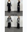 【Mavie..7】【3サイズ展開】タックデザインロングスカート