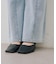 後レースアップフレアパンツ