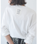 レイヤードしやすい丈感◎フォト&ロゴ刺繍ロンT