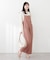 【natural couture】カットソーフロントＺＩＰサロペ