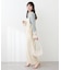 【natural couture】カットソーフロントＺＩＰサロペ