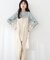 【natural couture】カットソーフロントＺＩＰサロペ