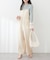 【natural couture】カットソーフロントＺＩＰサロペ