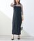 【natural couture】袖口シアーリブニット