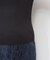 【natural couture】袖口シアーリブニット